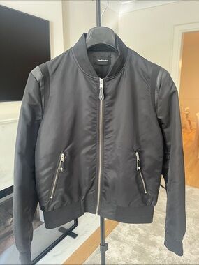The Kooples Men's Black Bomber Jacket - Size M